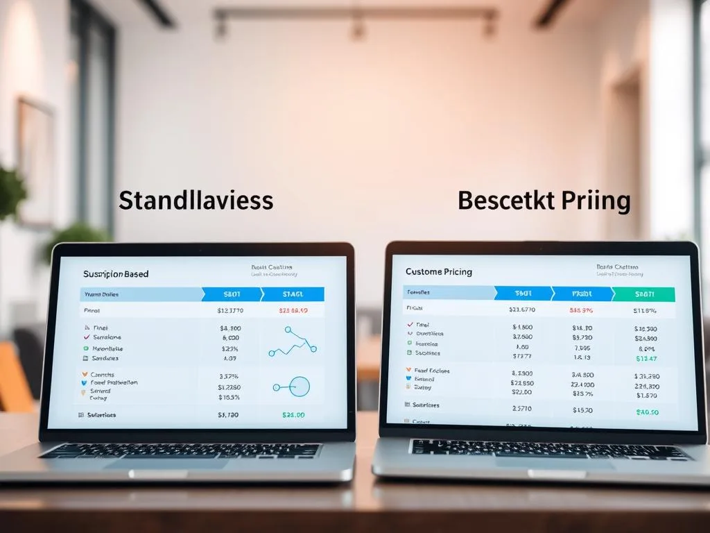 software pricing models comparison software pricing models comparison
